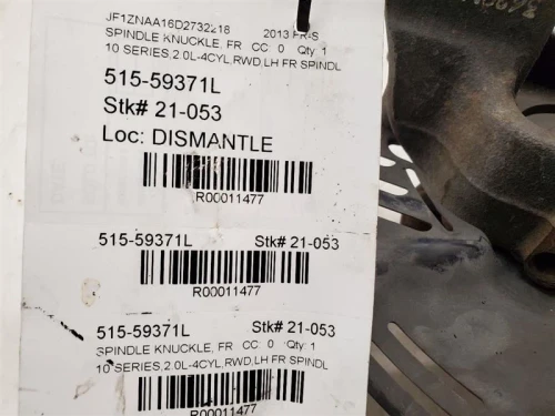 2013 Scion FR-S 4321239035 Front Left/Driver Used OEM Steering Knuckle Spindle