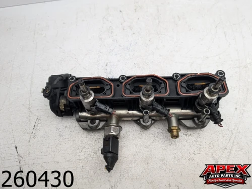 2013 Audi A6 3.0L Lower Left Used OEM Intake Manifold