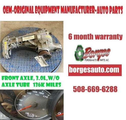 13 Porsche Cayenne Carrier Used OEM Differentials & Carriers used OEM differential carrier assembly