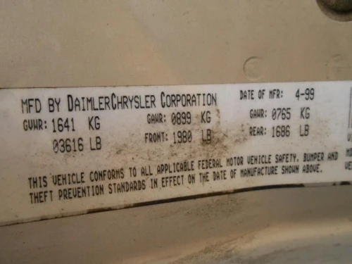 2000-2005 Dodge / Plymouth Neon Non-Turbo Used Intake Manifold