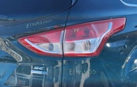 2016 Ford Escape Passenger Side Tail Light Assembly Quarter Mount OEM used OEM tail light assembly