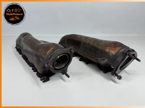 2011-2012 Audi Q7 / A8 4.2L Left Right AWD Pair Used Exhaust Manifold