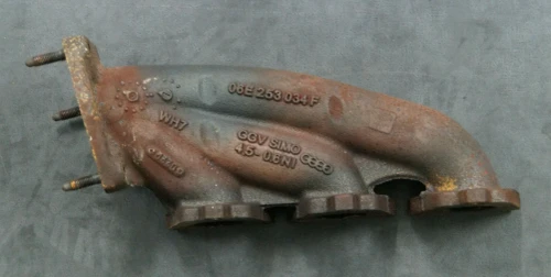 Audi Q5 / A4 3.2L Right FSI Used Exhaust Manifold 06E253034F