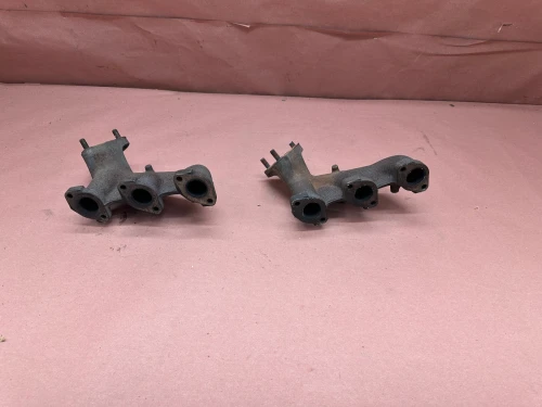 1982-1988 BMW E28 2.7L Front Pair Header Used OEM Exhaust Manifold