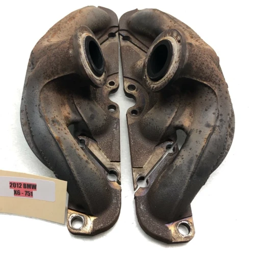 2008-2014 BMW X6 / X2 4.4L Left Right Header V8 Used OEM Exhaust Manifold