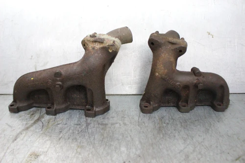 BMW E28 / E30 / E34 Front Rear Pair Header Used OEM Exhaust Manifold
