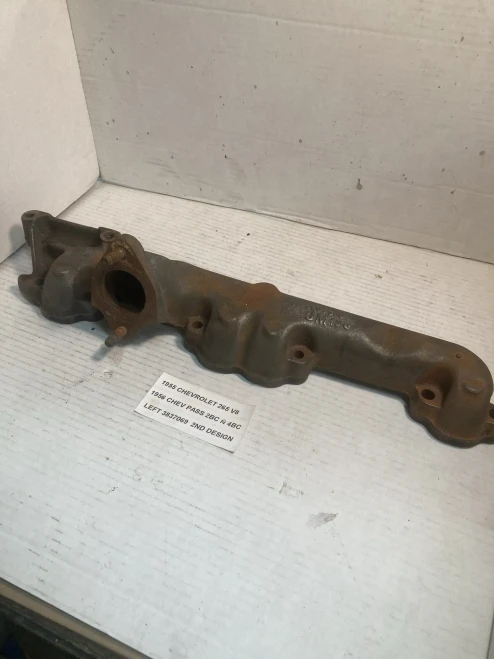 1955-1956 Chevrolet Corvette Left V8 265 engine Used Exhaust Manifold