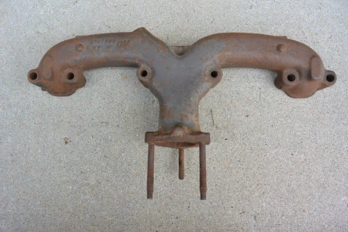 1957-1958 Chevrolet Corvette / Impala Right 283 engine Used Exhaust Manifold 3747038