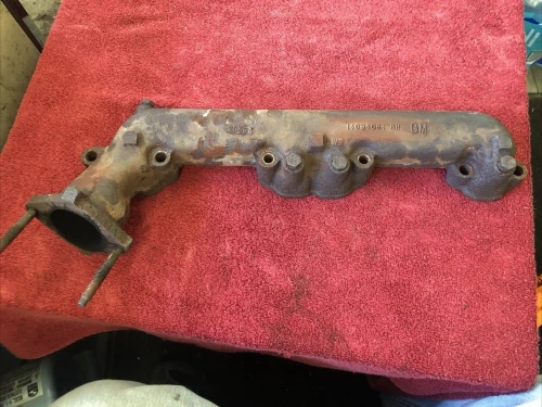 1987, 1990 Chevrolet Camaro Right 350 engine Used OEM Exhaust Manifold