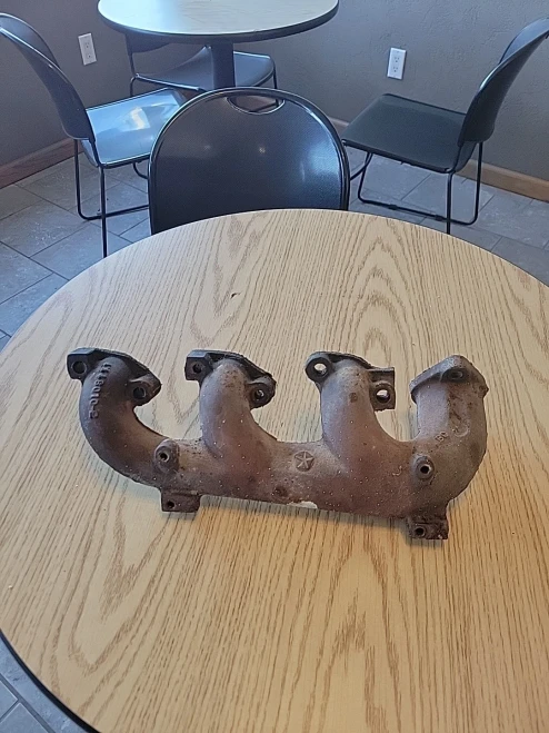 1990-2000 Dodge Caravan 3.3L Left Front Used Exhaust Manifold