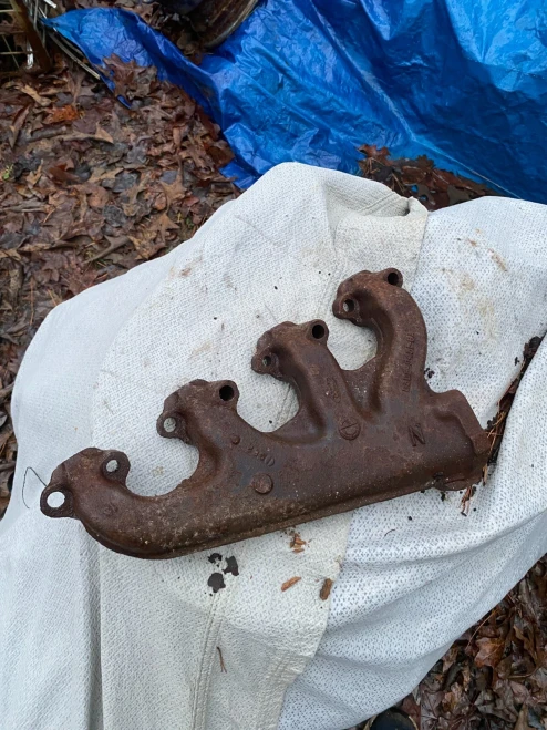 1973 Ford Torino Left V8 351W engine 302 engine Used Exhaust Manifold