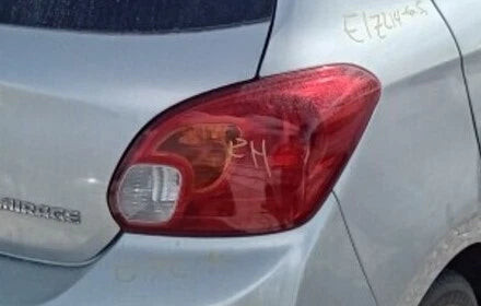 2015 Mitsubishi Mirage Passenger Side Tail Light Assembly OEM used OEM tail light assembly