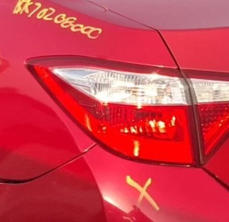 2014-2016 Toyota Corolla Quarter Mount Driver LH Tail Light Lamp OEM OEM used OEM tail light assembly