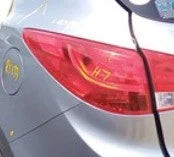 14-15 Hyundai Tucson LH Driver Tail Light Lamp Quarter Mount OEM OEM used OEM tail light assembly