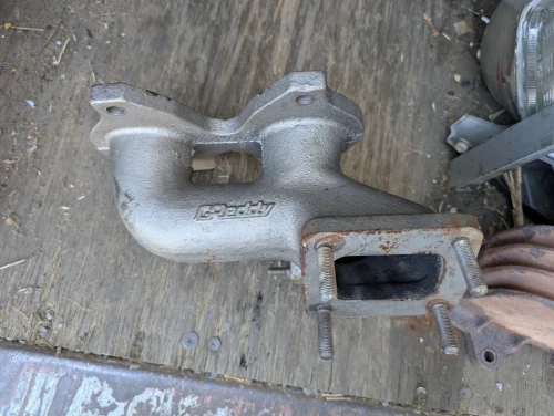 1986-1991 Mazda RX7 Turbo CAST IRON Used Exhaust Manifold