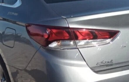 2018 Hyundai Sonata Driver Side Tail Light Assembly Quarter Mount OEM used OEM tail light assembly
