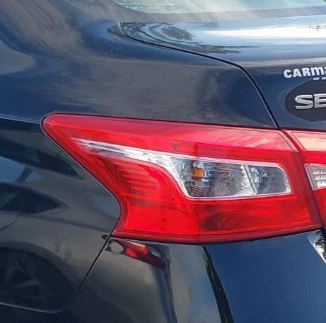 2016-2019 Nissan Sentra LH Driver Quarter Panel Mounted Tail Light Lamp OEM used OEM tail light assembly