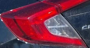 2016-2021 Honda Civic LH Driver Quarter Panel Mounted Tail Light Lamp OEM used OEM tail light assembly