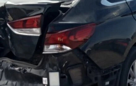 2019 Hyundai Sonata Passenger Side Tail Light Assembly Quarter Mount OEM used OEM tail light assembly