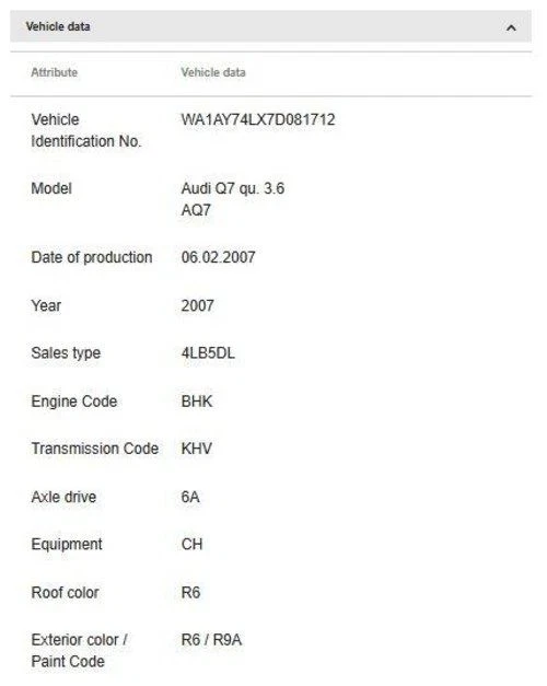 2007-2009 Audi Q7 Used Engine Cover 03H103925C