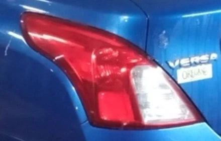 2012-2019 Nissan Versa Driver LH Quarter Mounted Tail Lamp Light OEM used OEM tail light assembly