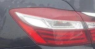 2016-2017 Honda Accord LH Driver Quarter Panel Mounted Tail Light Lamp OEM used OEM tail light assembly