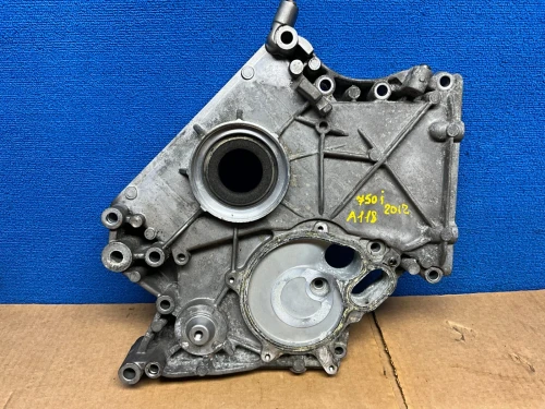 2009-2015 BMW 750LiX 4.4L Lower N63 Used OEM Timing Cover 7553364