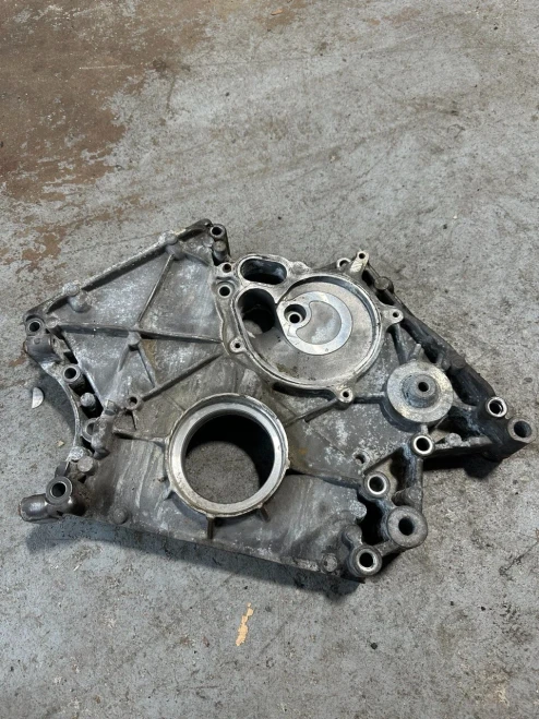 2011-2016 BMW 550i 4.4L Lower Front N63 Used OEM Timing Cover