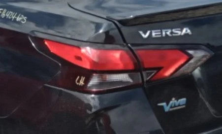 2021 Nissan Versa Driver Side Tail Light Assembly Quarter Mount OEM used OEM tail light assembly