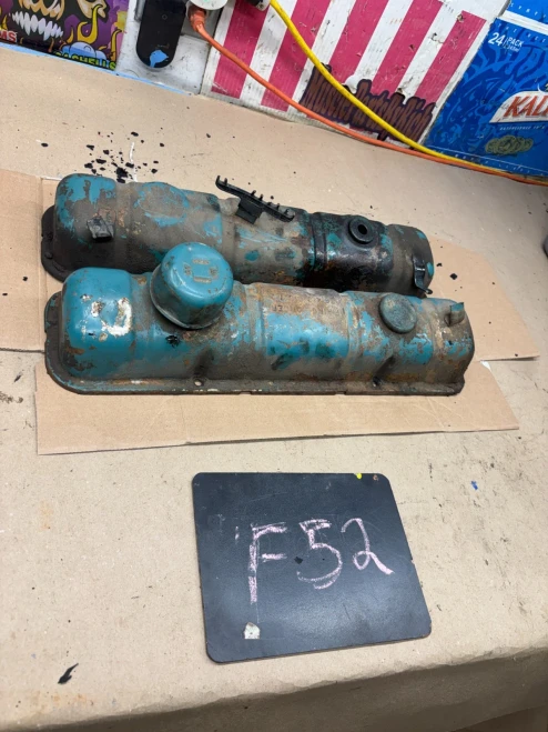 1964-1965 Buick Skylark Pair V8 Used OEM Valve Cover