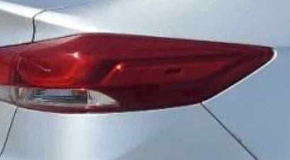 2017-2018 Hyundai Elantra RH Passenger Quarter Panel Mounted Tail Light Lamp OEM used OEM tail light assembly
