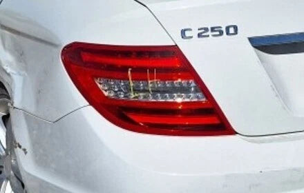 2012 Mercedes-Benz C-Class Driver Side Tail Light Assembly OEM used OEM tail light assembly