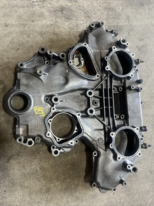 2003-2005 Infiniti / Nissan G35 / 350Z Rear VQ35DE Used Timing Cover 13500-AL615