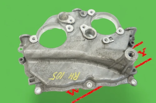 2010-2018 Jaguar XF / XJ / XK 5.0L Right V8 Used OEM Timing Cover