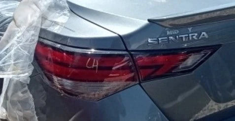 2022 Nissan Sentra Driver Side Tail Light Assembly Quarter Mount OEM used OEM tail light assembly