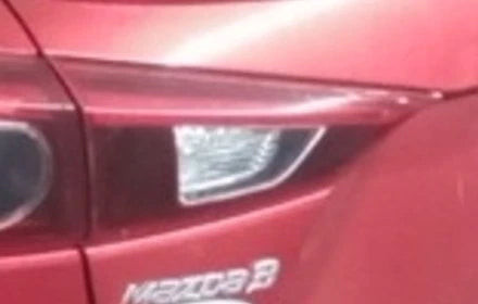 2014 14 Mazda 3 Driver LH Lid Mounted Tail Lamp Light OEM used OEM tail light assembly
