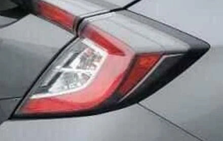 2019 2020 Honda Civic Hatchback Passenger RH Quarter Mounted Tail Light Lamp OEM used OEM tail light assembly