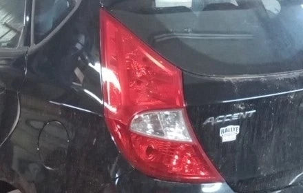 2012-2017 Hyundai Accent Driver LH Quarter Mounted Tail Lamp Light OEM used OEM tail light assembly