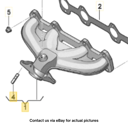 2011-2015 Volkswagen Jetta Used OEM Exhaust Manifold 06G253031A