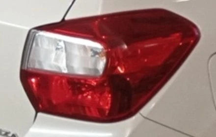 2013-2016 Subaru Impreza XV Crosstrek Passenger RH Quarter Mounted Tail Lamp OEM used OEM tail light assembly
