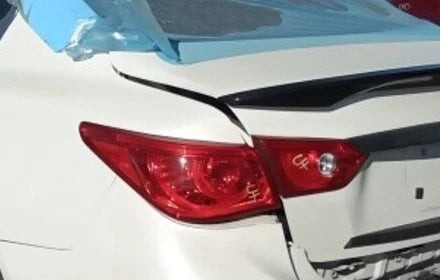 2016 Infiniti Q50 Driver Side Tail Light Assembly Lid Mount OEM used OEM tail light assembly