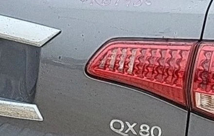 2015-2017 Infiniti QX80 Gate Mount Passenger RH Tail Light Lamp OEM OEM used OEM tail light assembly