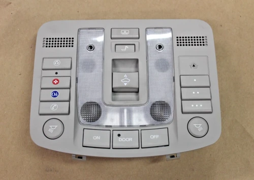 2005-2008 Acura RL Sunroof Gray Used OEM Overhead Console