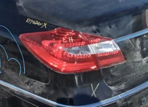 2012 Hyundai Genesis Driver Side Tail Light Assembly Quarter Mount OEM used OEM tail light assembly