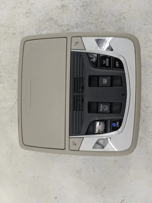 2019-2022 Acura RDX Rear With Climate Controls Tan Used Overhead Console