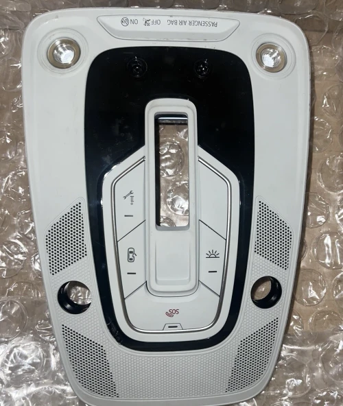 2019-2024 Audi A6 / A7 / S6 / S7 Front Silver Used Overhead Console