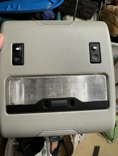 2001-2005 BMW X5 Front Sunroof Gray Used Overhead Console
