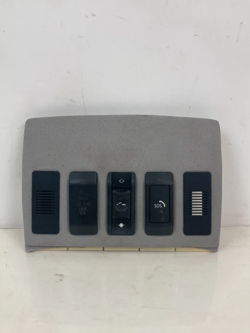 2003-2007 BMW 545i Gray Used OEM Overhead Console