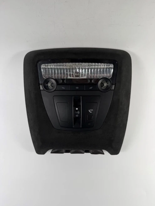 2009-2013 BMW 740il Sunroof Black Used OEM Overhead Console