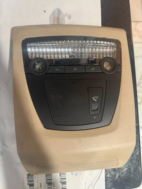 2009-2015 BMW 750i Used OEM Overhead Console 61319276230